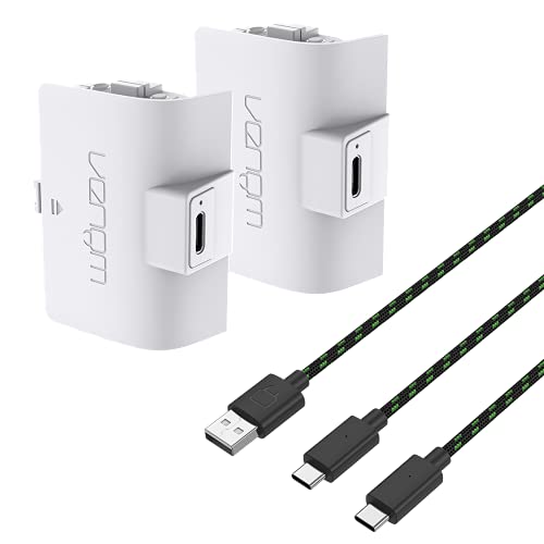 Venom Rechargeable Battery Twin Pack - White (Xbox Series X, Xbox Series S)) (Xbox Series X) - color: White