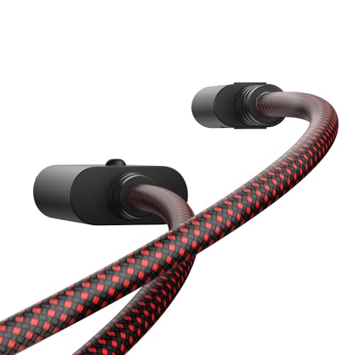 GameSir USB-C Cable for G7 SE, G7, T4 Kaleid (Black & Red) - color: Black & Red