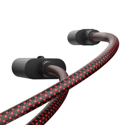 GameSir USB-C Cable for G7 SE, G7, T4 Kaleid (Black & Red) - color: Black & Red