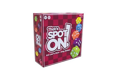 That's Spot On! Best Bluffing Strategy Game - Board, 6 Cups, 12 Tokens, 30 Dice – 2 to 6 Players, Ages 12+, Family Fun or Game Nights with Friends