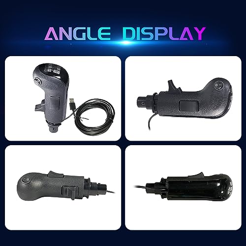 HCXLELD USB Shifter Knob for ATS & ETS2 PC For Logitech G29 G920 G923 Driving Force Shifter Thrustmaster Th8a Th8s Fanatec SQ PXN A7 and other DIY shifter