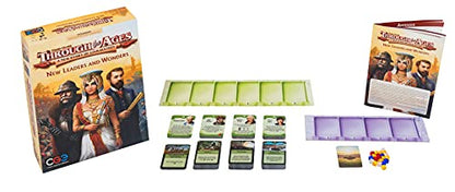 CGE Through The Ages: New Leaders and Wonders Board Game Expansion | Add new leaders, wonders, and military cards to change the flow of history and build even greater civilizations!
