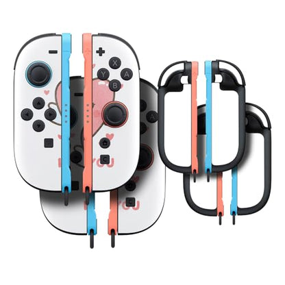 Glossy Glitter Gaming Skin Compatible With Nintendo Switch 2 Joy-Con Controller 2 Pack - Angelic Love - Premium 3M Vinyl Protective Wrap Decal Cover - Easy To Apply | Crafted in the USA by MightySkins - color: Angelic Love, size: 2 Pack of Joy-Con Skins,
