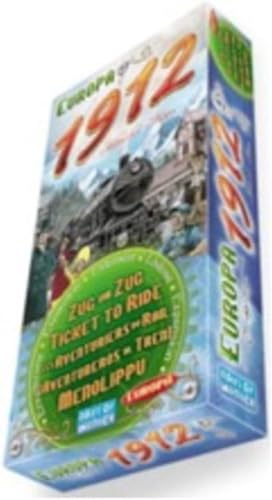 Asmodee Ticket to Ride Europa 1912 Board Game EXPANSION - Expand Your Railway Empire Across Europe! Fun Family Game for Kids & Adults, Ages 8+, 2-5 Players, 30-60 Minute Playtime - style: Game Expansion