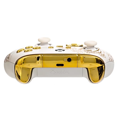 Crazy Controllerz Customz Series Custom Wireless Controller for Xbox One Series X S PC - Gold Crush Design - color: XS GOLD CRUSH