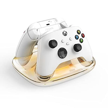8Bitdo Dual Magnetic Charging Dock Station for Xbox Series X|S & Xbox One Controllers - White - color: White, style: Dual Charging Dock