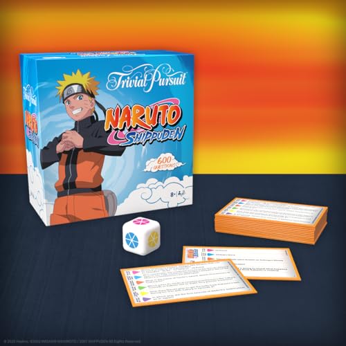 Trivial Pursuit: Naruto, Quick Play Edition Game, Test Your Knowledge with 600 Questions in 6 Categories Including The World of Ninjas, Akatsuki Organization and More, Officially Licensed Merchandise