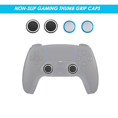 Replacement Thumbsticks Compatible with PS5 DualSense Wireless Controller | 4pcs Joystick Module Parts Analog Caps Compatible with Sony PS5 Controller