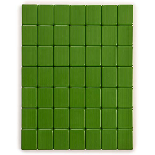 Yellow Mountain Imports Set of 166 American Mahjong Tiles, Huntington (Tiles Only Set) - color: Green