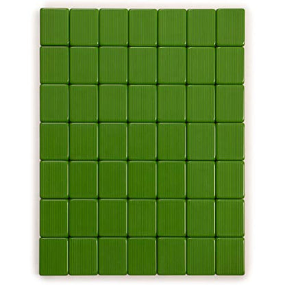 Yellow Mountain Imports Set of 166 American Mahjong Tiles, Huntington (Tiles Only Set) - color: Green