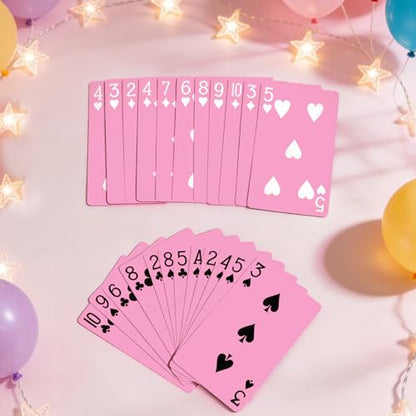 2 Decks Pink Playing Cards Pink Deck of Cards Theme Games Cards
