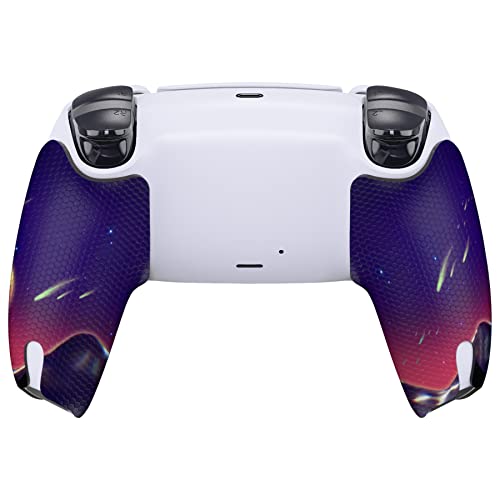 eXtremeRate PlayVital Anti-Skid Sweat-Absorbent Controller Grip for PS5, Professional Textured Soft Rubber Pads Handle Grips - The Cyber Moon - color: The Cyber Moon