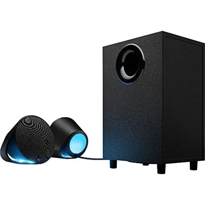 Logitech G560 PC Gaming Speaker System with 7.1 DTS X - Black | 7.1 DTS:X Ultra Surround Sound, Bluetooth, USB, Subwoofer + 2 Satellite Speakers, LIGHTSYNC RGB