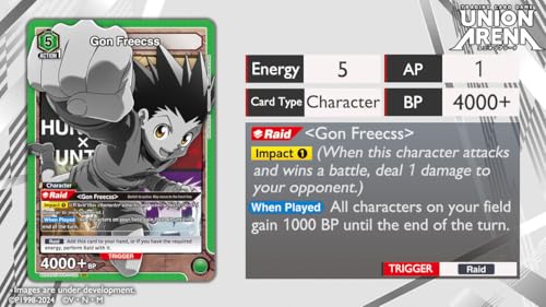 BANDAI Union Arena English TCG: Hunter X Hunter - Starter Deck - 50 Cards