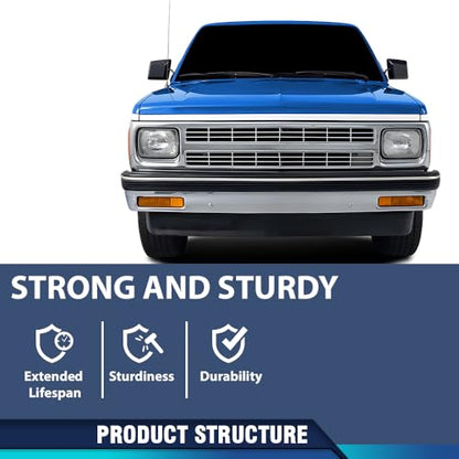 PIT66 Hood Insulation Pad 1/2" with Clips Compatible with Chevy S10 1982-1993, Compatible with Chevy S10 Blazer 1983-1993 - style: 1982-1993 Chevy S10