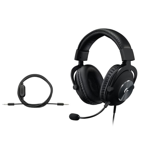 Logitech G Pro X SE Wired Gaming Headset with Microphone: Detachable Microphone, DTS Headphone:X 7.1, for PC, Xbox One, Xbox Series X|S, PS5, PS4, Includes USB DAC - Black - size: Wired, style: Special Edition