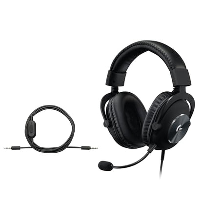 Logitech G PRO X SE Wired Gaming Headset - Black | Blue VO!CE Detachable Boom Mic, DTS 7.1, 50 mm Drivers, USB/3.5mm Aux, USB DAC Included for PC - size: Wired, style: Special Edition