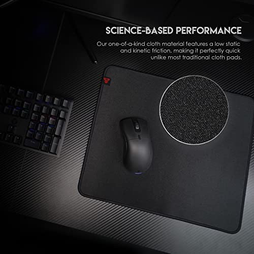 FANTECH Agile MP453 Large Gaming Mouse Pad - SPEEDSILK Surface, 450x350mm - size: 13.8L x 17.7W inches