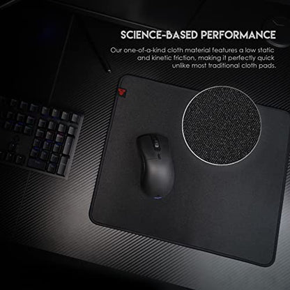 FANTECH Agile MP453 Large Gaming Mouse Pad - SPEEDSILK Surface, 450x350mm - size: 13.8L x 17.7W inches