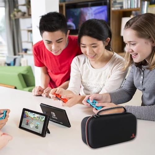 NexiGo Switch Controller Grip Carrying Case for Nintendo Switch/Switch OLED, 10 Game Card Holders, Compatible with Split Pad Pro, ZenGrip Pro, Gripcon, Joypad, Joy-Cons and Many Larger Grips