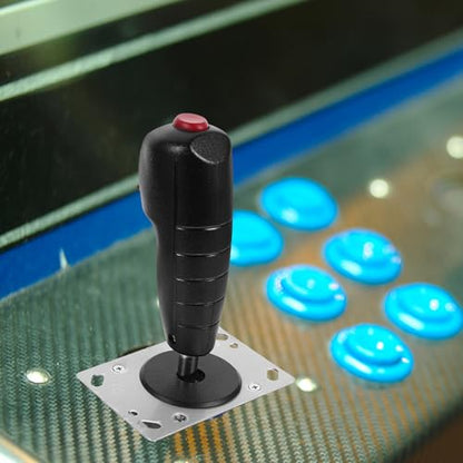 MUCKLILY Flight Stick Joystick Game Controller Replacement with Vibration Function and Microswitch for PC Flight Simulator and Classic Game Accessories