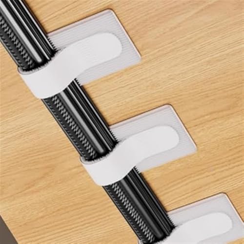 20PCS Cable Management Clips, Reusable Cable Management Organizer, Organizer in Home, Office, Kitchen, School - color: White