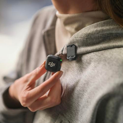 DJI Mic 3 Transmitter, Wireless Mini Mic for iPhone/Camera/Android | Lightweight & Intuitive, Lavalier Microphone, 32-bit Float, Integrated Timecode, Vlog, Interview, Streaming