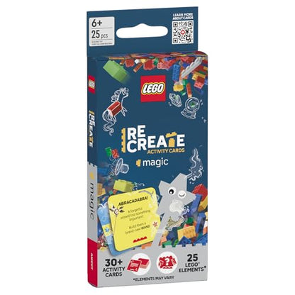 LEGO Recreate Activity Cards – Magic | Fantasy Building Game with 30+ Activity Cards & 25 LEGO Elements | Ages 6+ - style: Magic