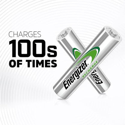 Energizer Power Plus Rechargeable AAA Batteries (4 Pack), 800mAh Triple A Batteries - size: 4 Count (Pack of 1), style: AAA