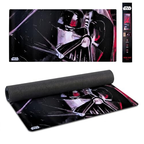Culture Fly Large Gaming Mouse Pad (31" x 15") - Star Wars Extended XL Computer Desk Mat, Cool Anime Keyboard Deskmat, Big Desktop Deskpad for Gamer, Long Oversized PC Mousepad for Laptop - color: Star Wars
