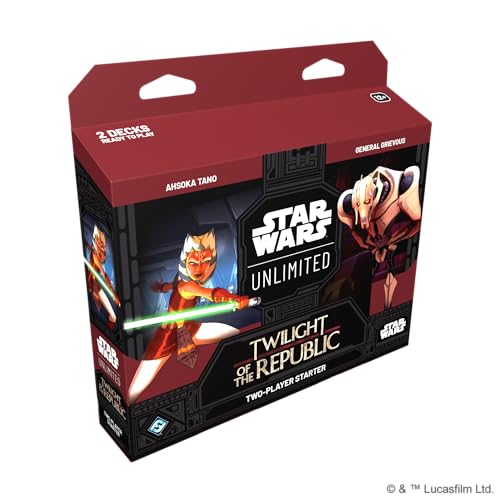 Star Wars: Unlimited TCG Twilight of the Republic Starter Set | Master the Clone Wars! Trading Card Game for Kids & Adults, Ages 12+, 2 Players, 20 Mins