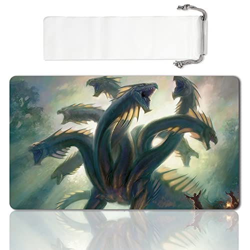 Board Game MTG Playmat Games Size 60X35 cm CCG Compatible for MTG CCG RPG Trading Card Game (Khalni Hydra) - color: Khalni Hydra