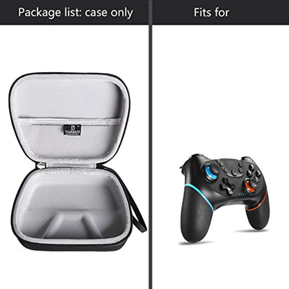 Tourmate Hard Controller Case Compatible for Switch Wireless Pro Controller, Travel Protective Carrying Storage Bag (Black & Blue) - color: Black & Blue