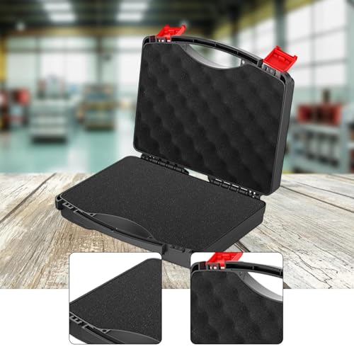 Tool Box Foam Interior with Handle Multipurpose,Container Hard Carrying Case Travel Equipment Case for Equipment Cameras, WL001