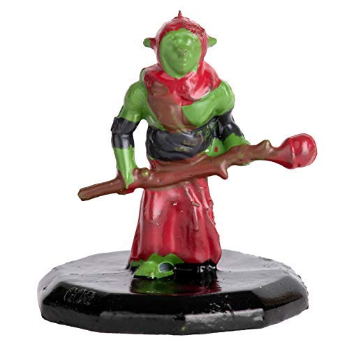 8 Painted Fantasy Goblin Mini Figures- All Unique Designs- 1" Hex-Sized Compatible with DND Dungeons and Dragons & Pathfinder and All RPG Tabletop Games