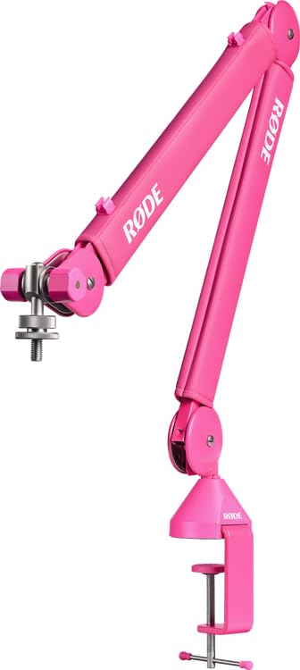 RØDE PSA1+ Professional Studio Arm with Spring Damping and Cable Management (Purple) | Parallelogram Spring, Fully Damped, Supports 94g-1.2kg, 37 Horiz and 34 Vert Reach, 360 Degree Rotation - color: Purple, style: PSA1+