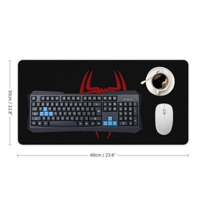 Gaming Mouse Pad, Spider Black Pattern Mouse Pad 11.8x23.6Inch Large Extended Computer Mouse Mat Keyboard Full Desk Mousepad for Gaming, Office, Home - color: style-14, size: 11.8 x23.6-Inch