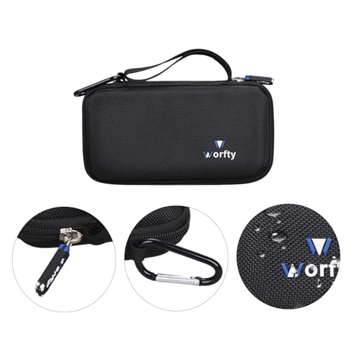 worfty Case for Trimui Smart Pro 5 inch Handheld Game Console - Hard Travel Protective Carrying Storage Bag (Case Only) (Black)