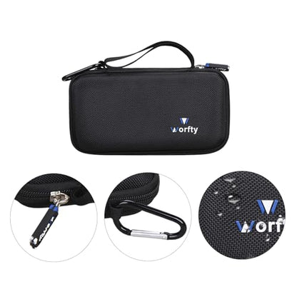 worfty Case for Trimui Smart Pro 5 inch Handheld Game Console - Hard Travel Protective Carrying Storage Bag (Case Only) (Black)