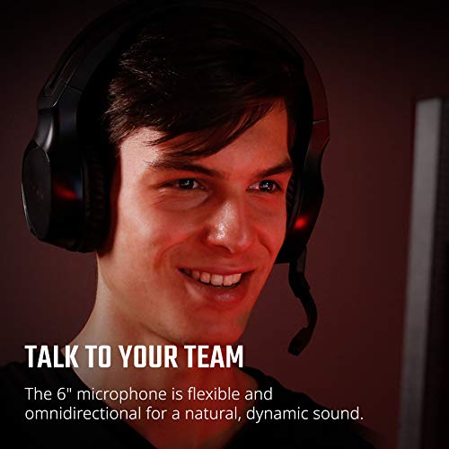 Acer Nitro Gaming Headset with Flexible Omnidirectional Mic, Adjustable Headband, (Pack of 1) - style: Nitro Headset