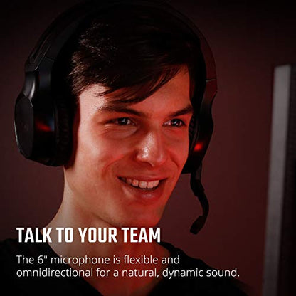 Acer Nitro Gaming Headset with Flexible Omnidirectional Mic, Adjustable Headband, (Pack of 1) - style: Nitro Headset