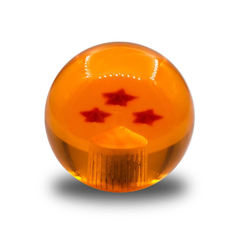SZJLMKJ Joystick ball top handle Star Balltop Clear Ball Top Handle for ZIPPY SANWA SEIMITSU Hori Crown M6 Joystick (3 stars) - color: 3 stars
