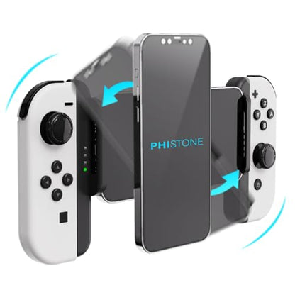 Phistone Magnetic MagSafe Smartphone & Tablet Mount for Nintendo Switch JoyCon (JoyCon Not Included) - 360° Rotation, Adjustable Length, Multi-Device Compatible, Strong Magnetic Hold - color: Magsafe