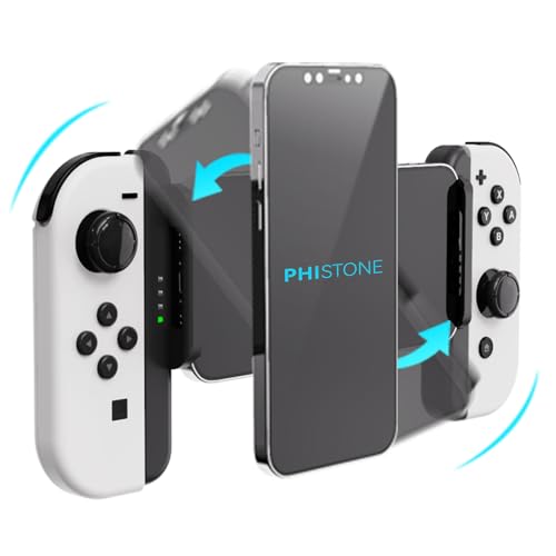 Phistone Magnetic MagSafe Smartphone & Tablet Mount for Nintendo Switch JoyCon (JoyCon Not Included) - 360° Rotation, Adjustable Length, Multi-Device Compatible, Strong Magnetic Hold - color: Magsafe