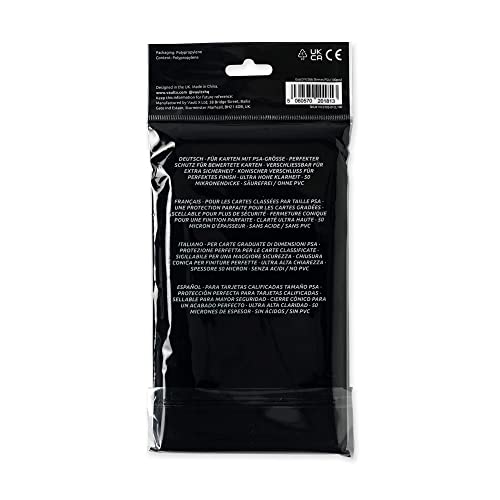 Vault X Exact Fit Slab Sleeves (100 Pack) for PSA CGC MGC Graded Cards | Fits PSA, CGC & MGC graded slabs & cases. Crystal-clear, acid-free protective sleeves. 100-pack for graded card collectors. - size: PSA Fit 100 pack