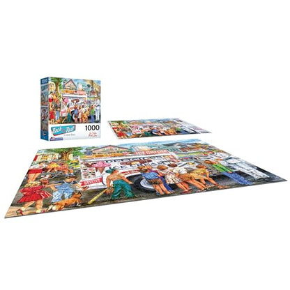 RoseArt - Back to The Past - Ice Cream Truck Day - 1000 Piece Jigsaw Puzzle for Adults - style: Ice Cream Truck Day