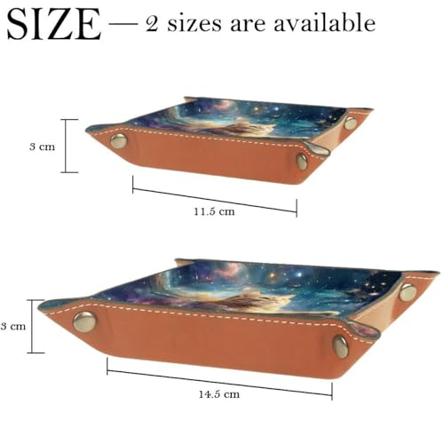 Nebula Cat Dice Tray Dice Rolling Tray Folding Dice Holder for Dice Games, Like RPG, DND and Other Table Games - color: Multi 4