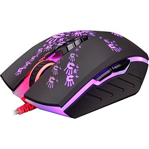 Bloody A60L Optical Gaming Mouse with Light Strike (LK) Switch & Scroll - Fully Programmable and Advance Macros (A60L) - color: A60L