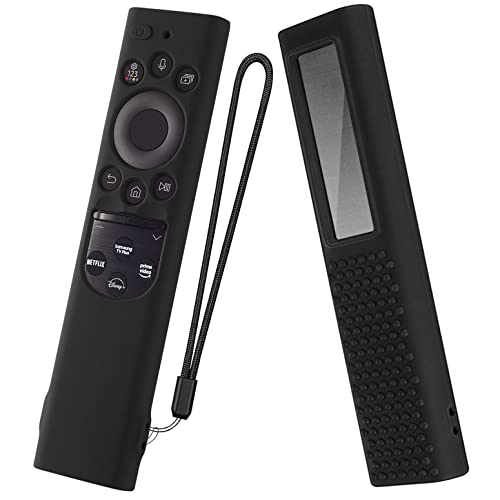 Silicone Case for Samsung Smart TV Solar Cell Remote Control (Black) - color: Black