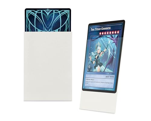 TitanShield Small Japanese Card Sleeves, White (150 Sleeves) - Fits Yu-Gi-Oh - color: White